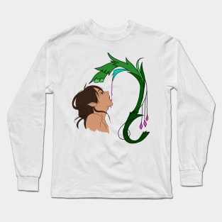 Copy of Elf drinking from a flower Long Sleeve T-Shirt